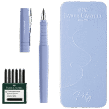 辉柏嘉（Faber-castell）【开学礼物】德国顺感学生钢笔 三年级小学生初学正姿练字笔 儿童钢笔男女孩同学生日礼物 鸢尾紫F69元 (满3件8折,送赠品,券后省10)