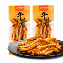 桂青源 麻辣烧烤手撕脸谱牛板筋条 15g*15包新低16.09元包邮