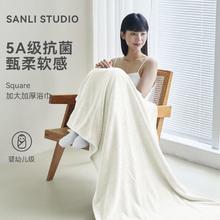 SANLI 三利 酒店款抗菌大浴巾80*160cm券后14.9元
