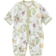 [天竹棉纱布]宝宝连体衣新生儿夏季长袖薄款空调服睡衣婴儿衣服26元 (券后省18)