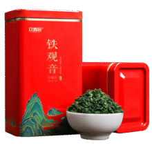 立香园安溪铁观音茶叶浓香型礼盒装安溪高山原产正季新茶兰花香耐泡罐装 500克中国红