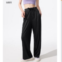 京东百亿补贴：蕉下 女士凉感宽松防晒裤阔腿裤 【新款】漫暮黑78.99元包邮
