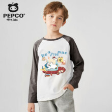 PEPCO 小猪班纳  男女童纯棉插肩长袖T恤 *3件59.7元（需领券，合19.9元/件）