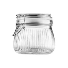 88VIP：好管家 竖纹玻璃密封罐500ml