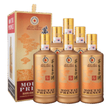 MOUTAI/茅台 王子酒 53° 酱香型 500ml 6瓶1214.9元