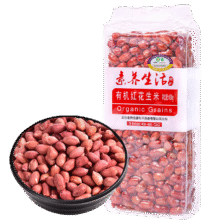 8.95元   素养生活 有机红花生400g 生花生米东北四粒红花生 凉拌 杂粮粗粮真空包装8.95元（下单2件）
