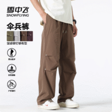 Snow Flying 雪中飞 2025新款 男士山系运动登山长裤伞兵裤 X250911929F新低53.1元包邮