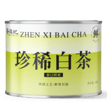 茶满纪 绿茶 安吉特产 明前珍稀白茶50g小罐装茶自饮8.12元