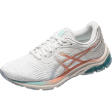 亚瑟士ASICS女鞋减震跑鞋运动鞋舒适透气  GEL-PULSE 11 白色/粉色 38489元 (券后省80)