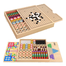 星星舟飞行棋玩具多功能游戏棋儿童益智多合一棋类亲子桌游男孩生日礼物 4合1：飞行+五子+斗兽+冒险25.8元 (券后省10)