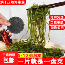 0.5元    高泡发压缩海带丝16g/22g圆饼独立小包装凉拌菜火锅食材 压缩海带丝22克 2包装【量少不合算】0.5元（需领券）