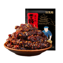 江志忠 香辣牛肉干38g3.9元包邮（需试用）