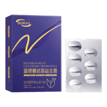 BUIQO富硒蔓越莓女性益生菌私处护理乳酸杆菌菌群健康状态 5盒【无炎一身轻，80%用户选择】