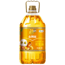 再降价：福临门 金阙谣 食用油 浓香压榨一级 花生油5L *2件