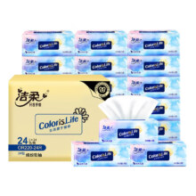 C&S/洁柔 金尊100抽 抽纸 3层 18包22.9元（需领券）