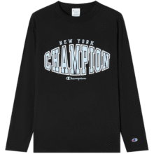 再降价、需首购：Champion  品牌直营 秋冬内搭印花字母LOGO圆领长袖T恤74元（有超V会员价格更低）