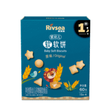 禾泱泱婴幼儿软软饼原味60g宝宝零食软饼干含钙铁锌6月+29.5元 (满2件9折,送赠品,券后省0.9)