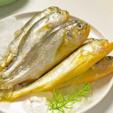 冷冻小花鱼新鲜冷冻黄鱼【拍5件到手约4斤左右合并一袋装】 小黄鱼*1斤【含冰20%净重400g】