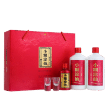 小糊涂仙 双支礼盒 浓香型白酒 52度500ml*2+100ml典藏小酒 访友送礼