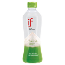 KKV正品if纯椰子水泰国进口天然电解质100%椰青水6瓶/12瓶/24瓶36.9元