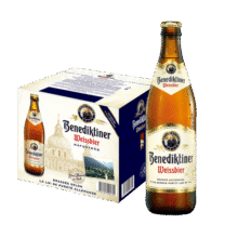 百帝王（Benediktiner）修道院 小麦白啤酒 500ml*12瓶 整箱装 德国原装进口