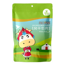 科尔沁风干牛肉凹凸有型（口感偏软）牛肉粒 原味200g*3袋手撕风干牛肉干肉脯
