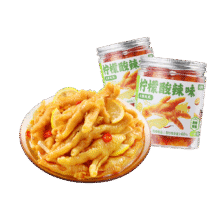 王小卤 去骨凤爪 无骨鸡爪 罐装 休闲零食 鸡爪 柠檬酸辣味 500g 2罐58.12元（需领券，合29.06元/件）