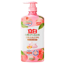 立白白桃APG洗洁精1kg A类果蔬奶瓶洗洁剂洗碗液洗涤灵高效去油除味