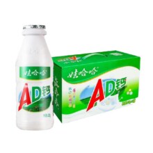 88VIP、娃哈哈AD钙奶220g*24瓶整箱35.6元+2.72元金币