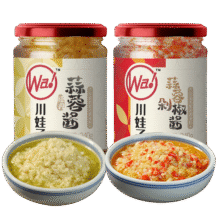 川娃子 蒜蓉酱240g*2瓶 原味+香辣味13.8元（需领券）