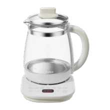 美的（Midea）家用养生壶 1.5L全自动玻璃烧水壶 多段保温电热水壶 一体恒温煮茶壶 轻音柔声炖煮智能预约 升级新品【玻璃壶盖】YS15P202 1.5L69元 (券后省5,月销1000+)