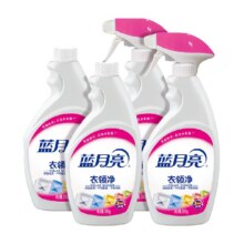 88VIP：蓝月亮 衣领净 衣物清洁喷雾 500g*4瓶 天然花果香*2件