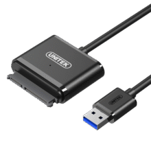 优越者 usb3.0转sata易驱线 笔记本台式电脑硬盘转换器2.5/3.5英寸固态机械硬盘数据延长线0.6米Y-1093BK45元