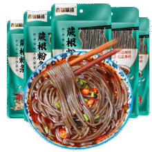 古蜀味道 蕨根粉200g*5袋 送油辣子