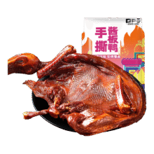 口口香 湖南特产手撕酱板鸭 350g × 2件