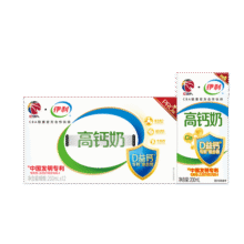 伊利专利高钙牛奶 200ml*12盒 添加维生素D 益生元 学生奶19.8元 (月销2000+)
