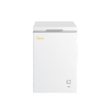 美的（Midea）冷柜商用100升/143/203低霜家用囤货小冷柜冷藏冷冻转换冰柜一级能效母婴母乳小冰箱节能锁鲜 【带食品筐】100升节能低霜冷柜 100L