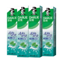 DARLIE好来清新双效牙膏清新口气200g *4支 闭眼冲2.12元（需领券） 42.12到手4支，再返40元卡，从淘金币足迹加抵中加购
