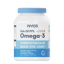 需换购：NYO3 97%高纯鱼油胶囊30粒 Omega-3 EPA DHA69元