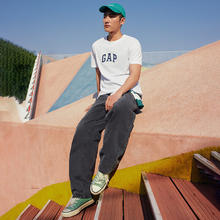 Gap 清仓大促！Gap男女装2025春季纯棉字母logo短袖T恤多色上衣美版57004437.27元