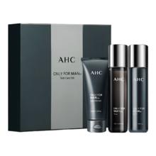 AHC 爱和纯 男士平衡舒缓清爽护肤品套装礼盒(爽肤水120ml+乳液120ml+洗面奶140ml）*144.9元
