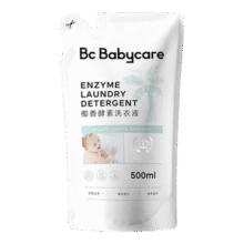bc babycare婴儿洗衣液婴儿童酵素洗衣液去污除菌蚕丝蛋白柔护去渍除菌抗菌抑 500ml 1袋 独立装 【超值尝新装】椰香酵素19.9元