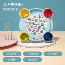 贝恩施 宝宝电动磁性钓鱼玩具