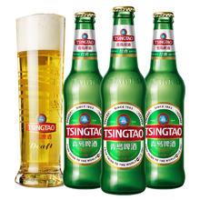 TSINGTAO 青岛啤酒 经典11°P 拉格啤酒 316mL*24瓶+赠福禧500*484.98元（双重优惠）