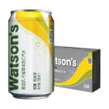 屈臣氏 苏打汽水柠檬草/香草/莫吉托味气泡水饮料 330ml*24罐