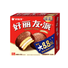 好丽友 休闲零食巧克力派 34g*12个9.33元+0.49元淘金币