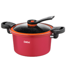 Debo 德铂微压锅家用汤锅不粘锅炖复合锅底电磁炉明火通用22cm159元
