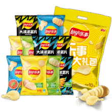 乐事 原切薯片零食休闲小吃组合22.72元