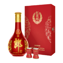 郎酒红花郎酒15单瓶礼盒53度500mL酱香型白酒礼盒 红花郎15礼盒421.41元（需领券）