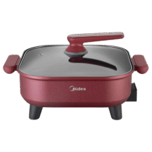 美的（Midea）电火锅 电炒锅 电煮锅 电锅一体多功能锅 家用6.5L大容量多用途锅烤肉涮火锅锅具火锅专用锅 6.5L HGE3030T03109元 (券后省10)